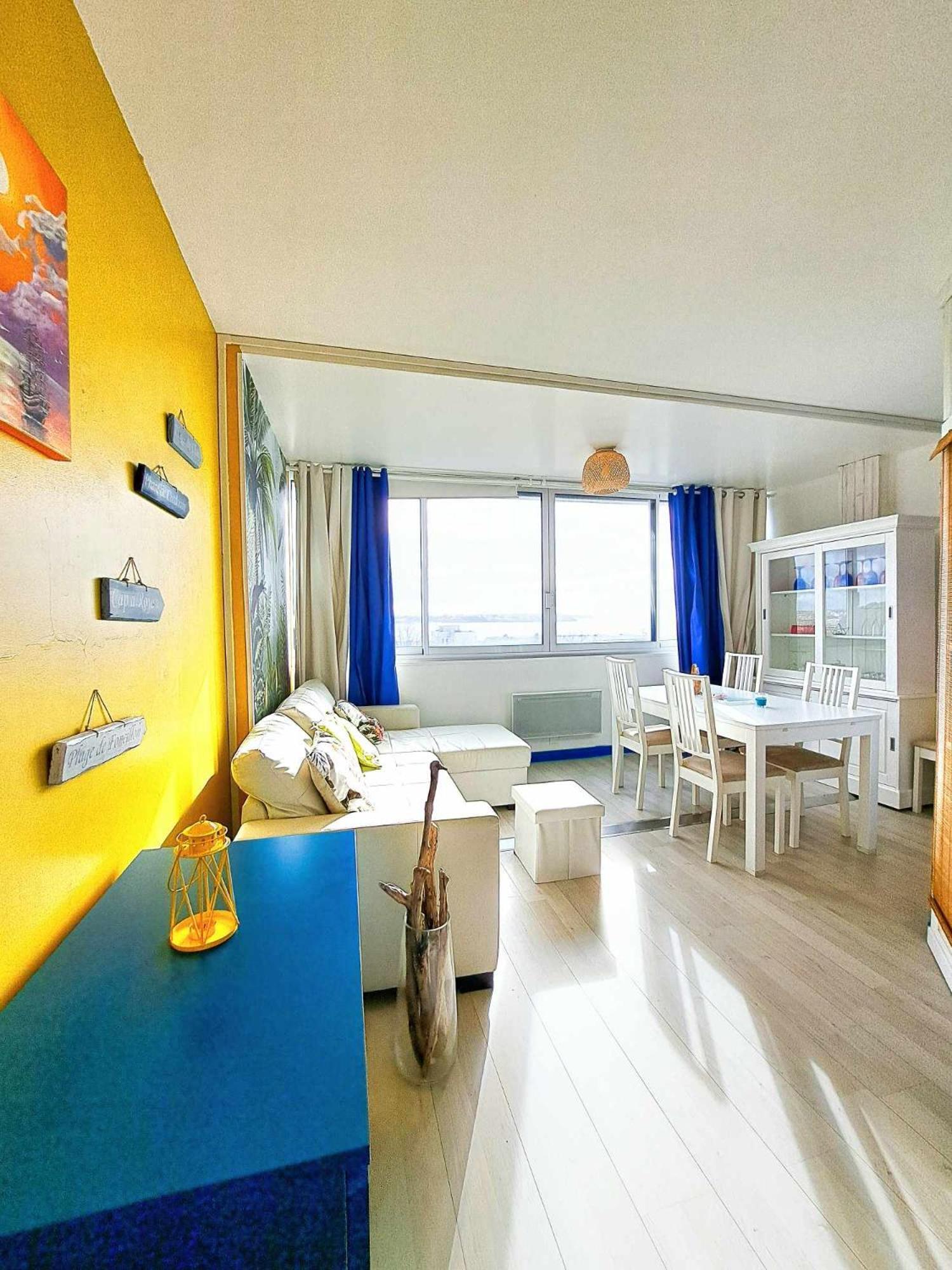 L'Escale - Vue Mer, Plage, Centre Ville, Ideal Pour Couple Royan Luaran gambar